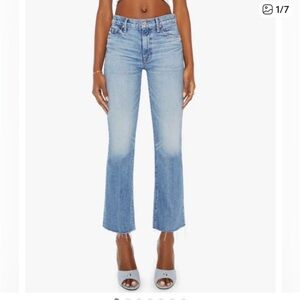 MOTHER The Outsider Flood Fray in Are We There Yet? color - size 28 - runs small